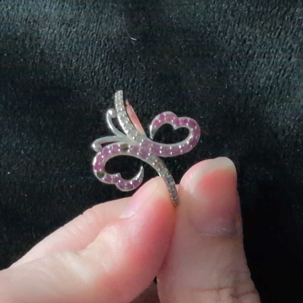 R1041 Rare Butterfly Ring- 925 Sterling Silver Charmed Aroma